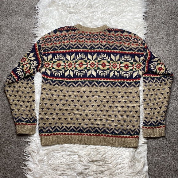 Abercrombie & Fitch vintage fairisle knit sweater - Picture 3 of 5